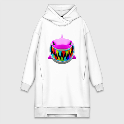 Женская толстовка-платье 6IX9INE- GOOBA / Белый – фото 1