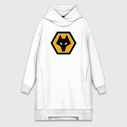 Женская толстовка-платье Вулверхэмптон Уондерерс