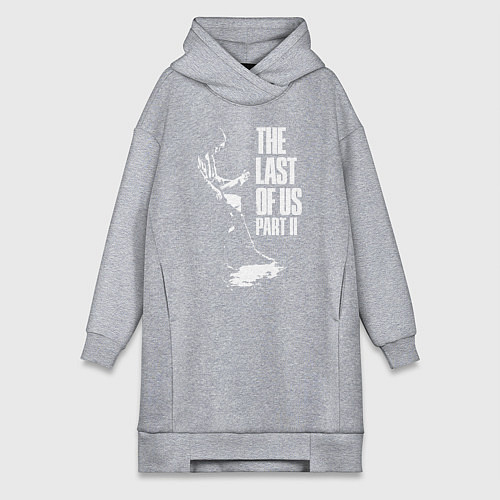 Женская толстовка-платье Элли с гитарой / Меланж – фото 1