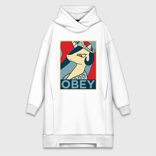 Женская толстовка-платье Trixie OBEY / Белый – фото 1