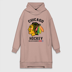 Женская толстовка-платье CHICAGO BLACKHAWKS NHL