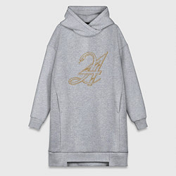 Женское худи-платье Kobe Bryant, цвет: меланж