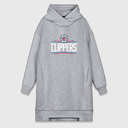 Женская толстовка-платье Los Angeles Clippers