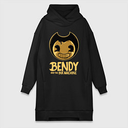 Женское худи-платье Bendy And The Ink Machine, цвет: черный