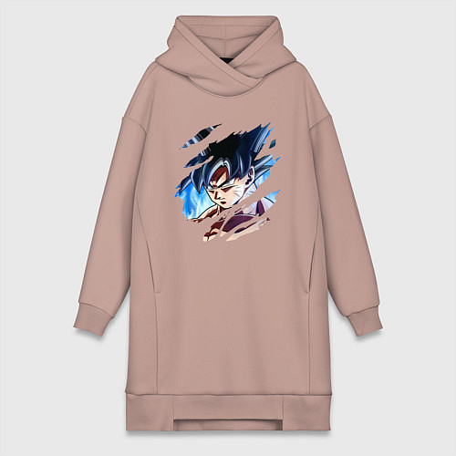 Женская толстовка-платье Dragon Ball / Пыльно-розовый – фото 1