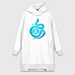 Женское худи-платье DESTINY, HUNTER, цвет: белый