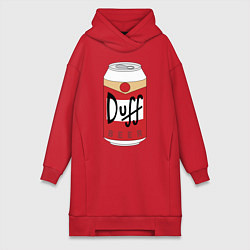 Женская толстовка-платье Duff Beer