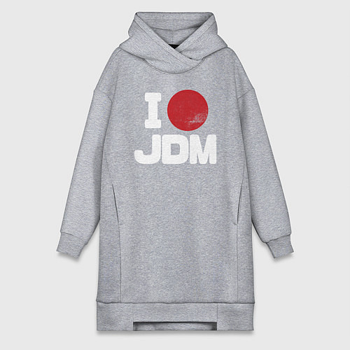 Женская толстовка-платье JDM / Меланж – фото 1
