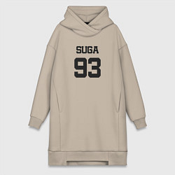 Женская толстовка-платье BTS - Suga 93