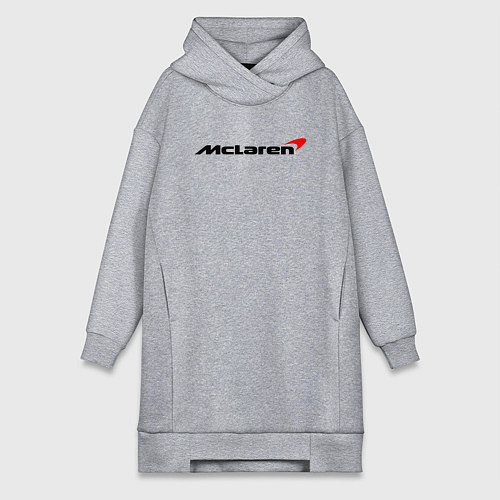 Женская толстовка-платье Формула 1 Макларен / Меланж – фото 1
