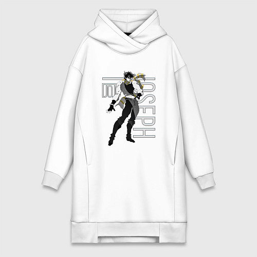 Женская толстовка-платье JoJo / Белый – фото 1