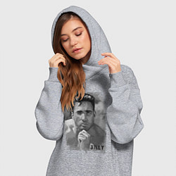 Женское худи-платье Гачи Билли Херрингтон арт, цвет: меланж — фото 2