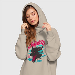 Женское худи-платье StayWild, цвет: миндальный — фото 2