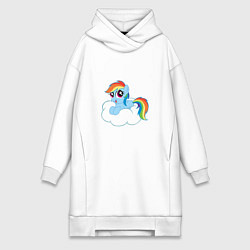 Женская толстовка-платье My Little Pony Rainbow Dash