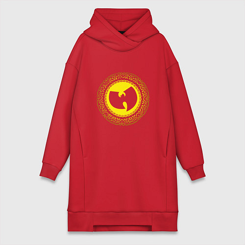 Женская толстовка-платье Wu-Tang Style / Красный – фото 1