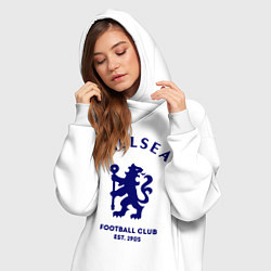 Женское худи-платье Chelsea Est. 1905, цвет: белый — фото 2