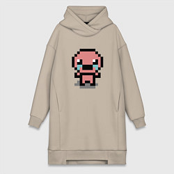 Женское худи-платье Pixel isaac, цвет: миндальный