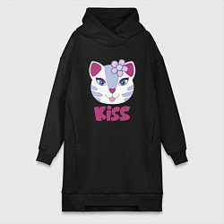 Женская толстовка-платье Kiss Cat