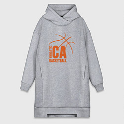 Женская толстовка-платье California Basket