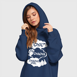Женское худи-платье OYA? OYAOYA OYAOYAOYA, цвет: тёмно-синий — фото 2