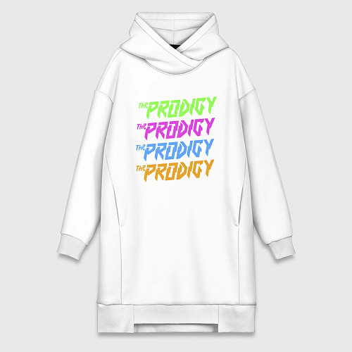 Женская толстовка-платье The Prodigy / Белый – фото 1