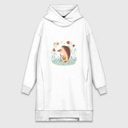 Женская толстовка-платье Утренняя прогулка
