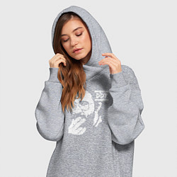 Женское худи-платье DDT Юрий Шевчук, цвет: меланж — фото 2