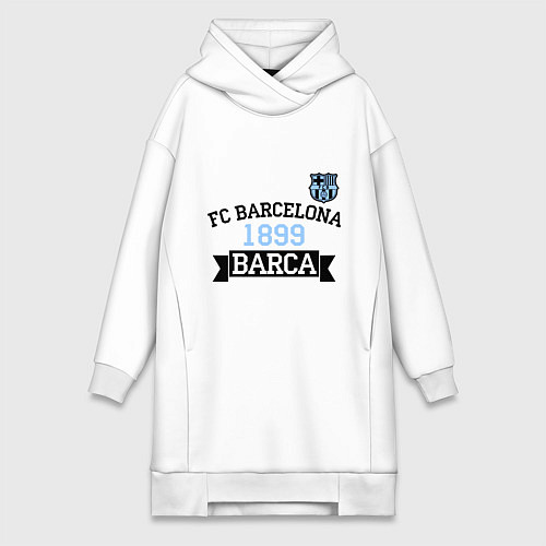 Женская толстовка-платье Barca 1899 / Белый – фото 1