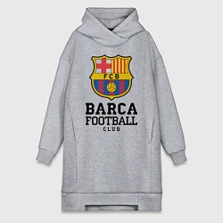 Женская толстовка-платье Barcelona Football Club