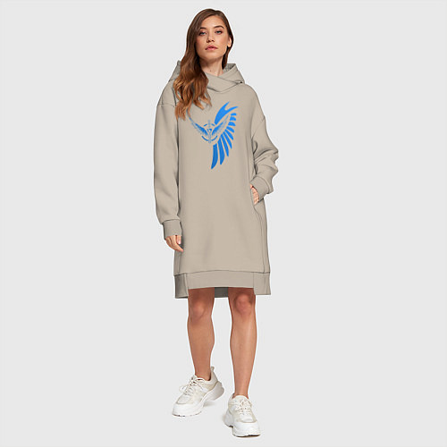 Женская толстовка-платье Фри Фаер Лусио Luqueta / Миндальный – фото 4