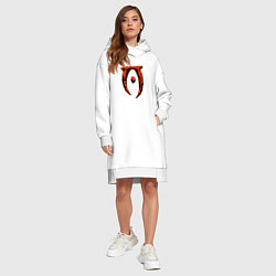 Женское худи-платье Oblivion, цвет: белый — фото 2