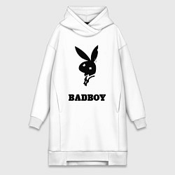 Женское худи-платье BAD BOY PLAYBOY, цвет: белый