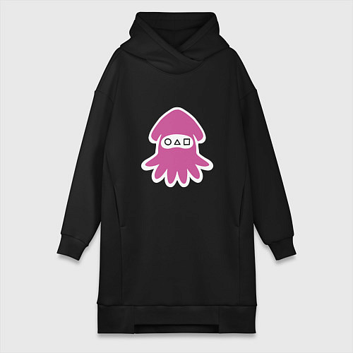 Женская толстовка-платье Squid Pink / Черный – фото 1