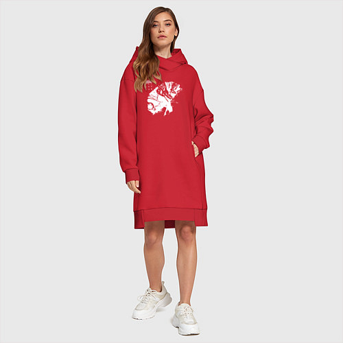 Женская толстовка-платье The 2nd Law - Muse / Красный – фото 4