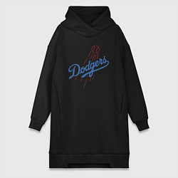 Женская толстовка-платье Los Angeles Dodgers baseball