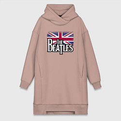Женская толстовка-платье The Beatles Great Britain Битлз