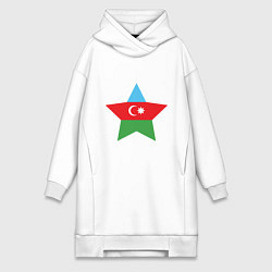 Женская толстовка-платье Azerbaijan Star