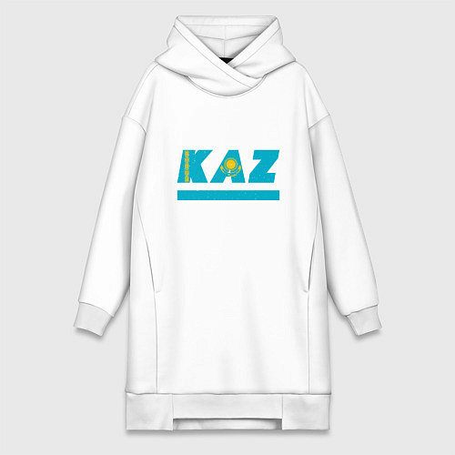 Женская толстовка-платье KAZ / Белый – фото 1