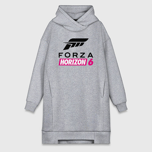 Женская толстовка-платье Forza Horizon 6 logo / Меланж – фото 1