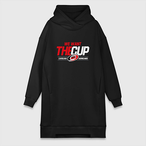 Женская толстовка-платье Carolina Hurricanes we want the cup Каролина Харри / Черный – фото 1