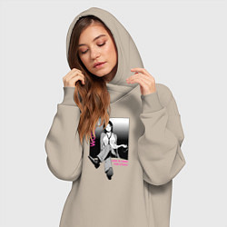 Женское худи-платье Ханако Коянаги, цвет: миндальный — фото 2