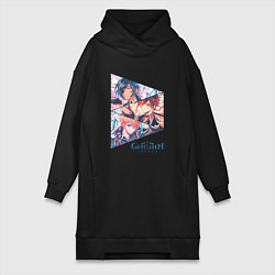 Женская толстовка-платье Кэйа, Чжун Ли, Тарталья