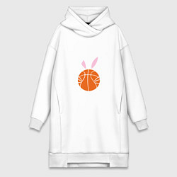 Женская толстовка-платье Basketball Bunny