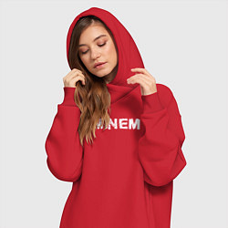 Женское худи-платье Eminem ЭМИНЕМ, цвет: красный — фото 2