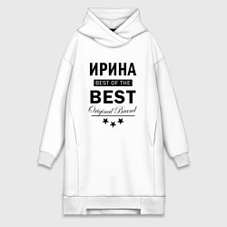 Женское худи-платье ИРИНА BEST OF THE BEST, цвет: белый