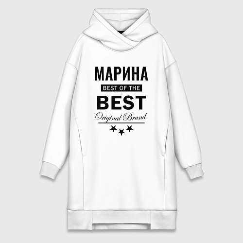 Женская толстовка-платье МАРИНА BEST OF THE BEST / Белый – фото 1