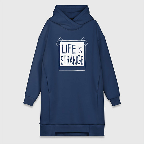 Женская толстовка-платье Life Is Strange - games / Тёмно-синий – фото 1