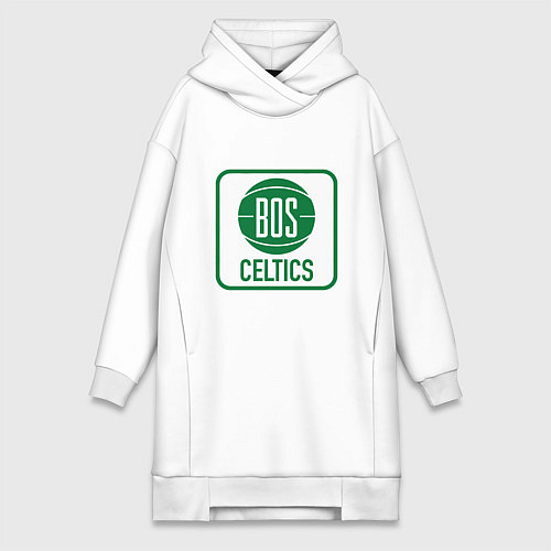 Женская толстовка-платье Bos Celtics / Белый – фото 1