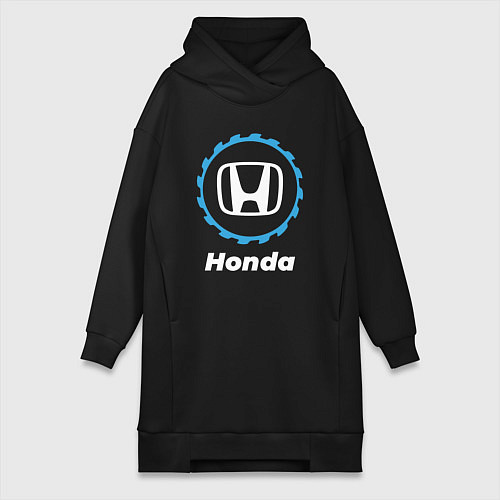 Женская толстовка-платье Honda в стиле Top Gear / Черный – фото 1