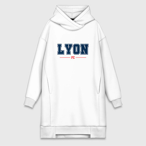 Женская толстовка-платье Lyon FC Classic / Белый – фото 1